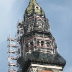 Restauro ponteggio campanile